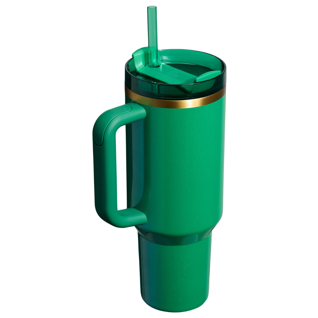 The Quencher  - 40oz - Shamrock Green - Back - Stanley