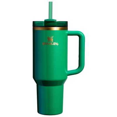 The Quencher  - 40oz - Shamrock Green - Front - Stanley