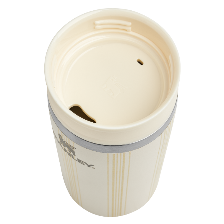 Café-To-Go Mug | 12 oz - Cream picnic stripe - Stanley AU