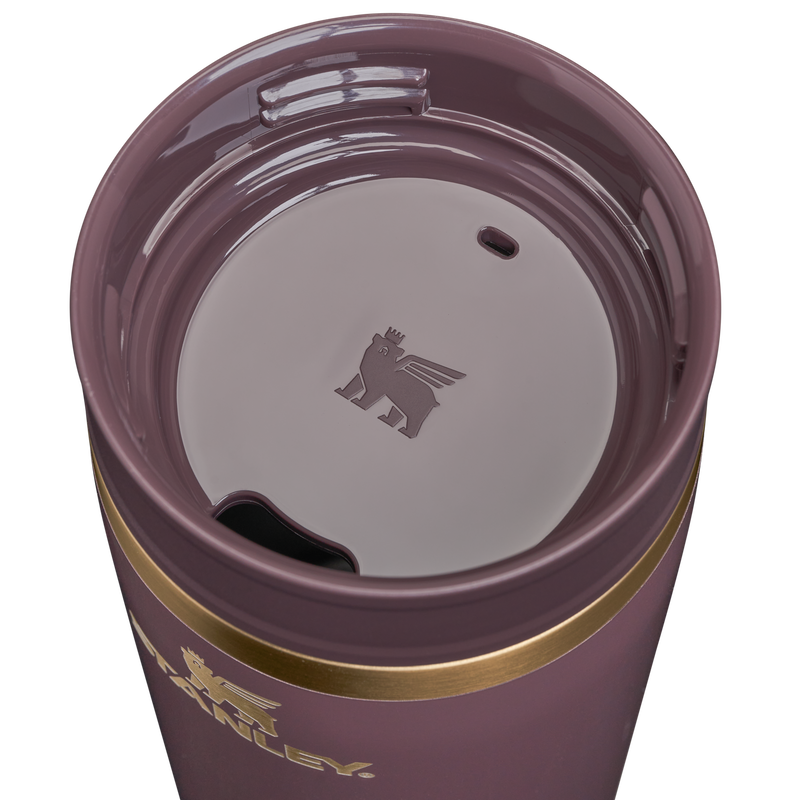 Stanley 1913 The Café-To-Go Travel Mug 12 oz Spring Reset Collection in Fig Gloss | Lid Detailed View