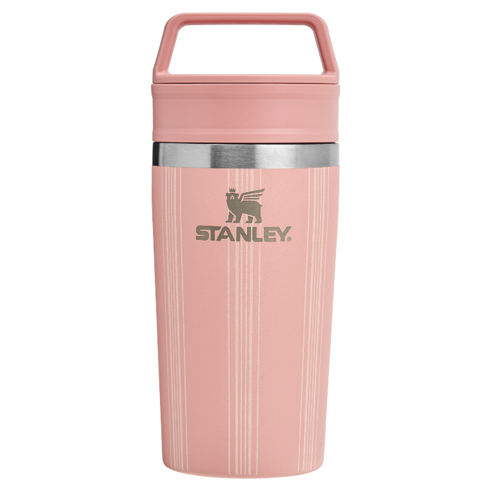 Stanley 1913 The Café-To-Go Mug 12 OZ Picnic Collection in Peach Rose Picnic Stripe
