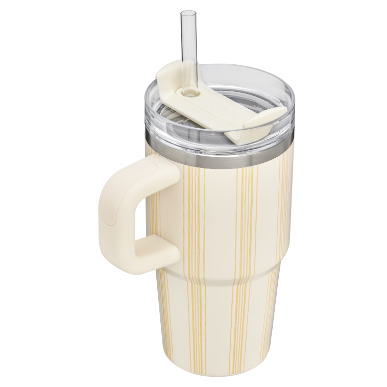 Quencher H2.0 FlowState Tumbler | 20 OZ - Cream Picnic Stripe - Stanley AU