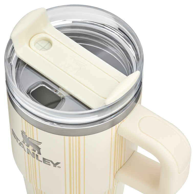 Quencher H2.0 FlowState Tumbler | 20 OZ - Cream Picnic Stripe - Stanley AU