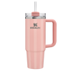 Quencher H2.0 FlowState Tumbler | 30 OZ - Peach Rose Picnic Stripe - Stanley AU