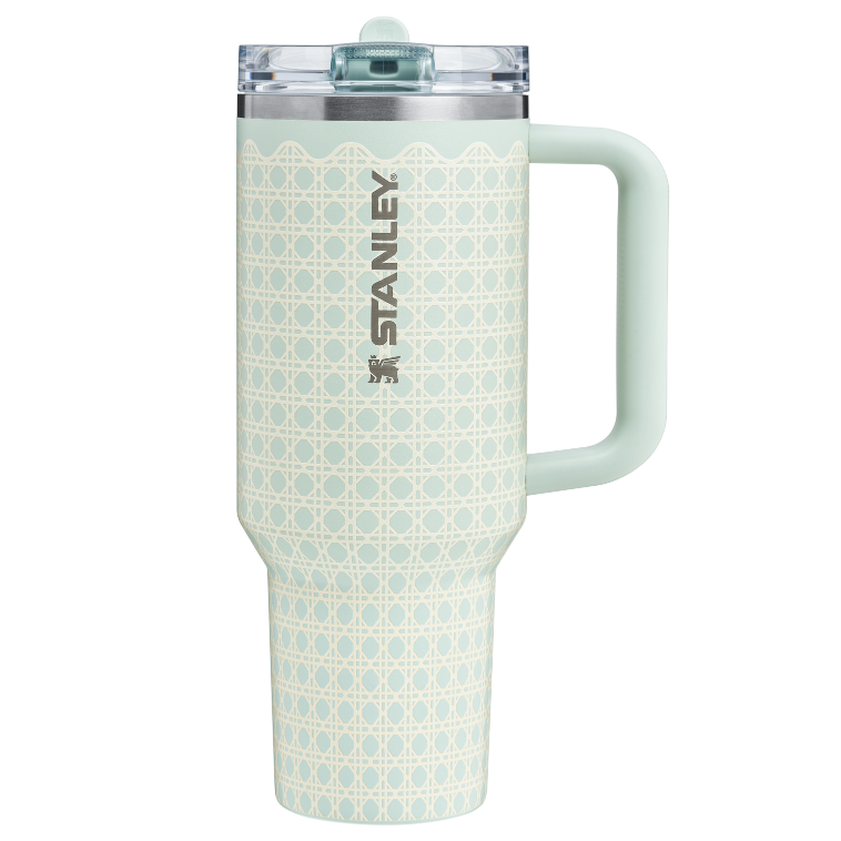 Stanley 1913 The Quencher ProTour Flip Straw Tumbler 40 OZ Picnic Collection in Mist Rattan | View 1