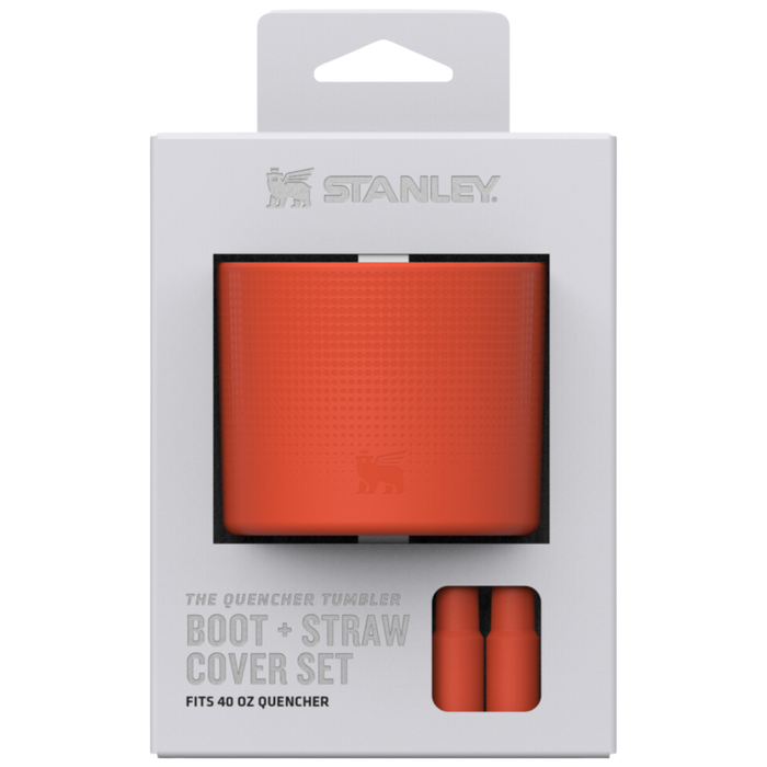 Stanley Quencher Boot & Straw Cover Set | 40 OZ - Tigerlily - Stanley AU