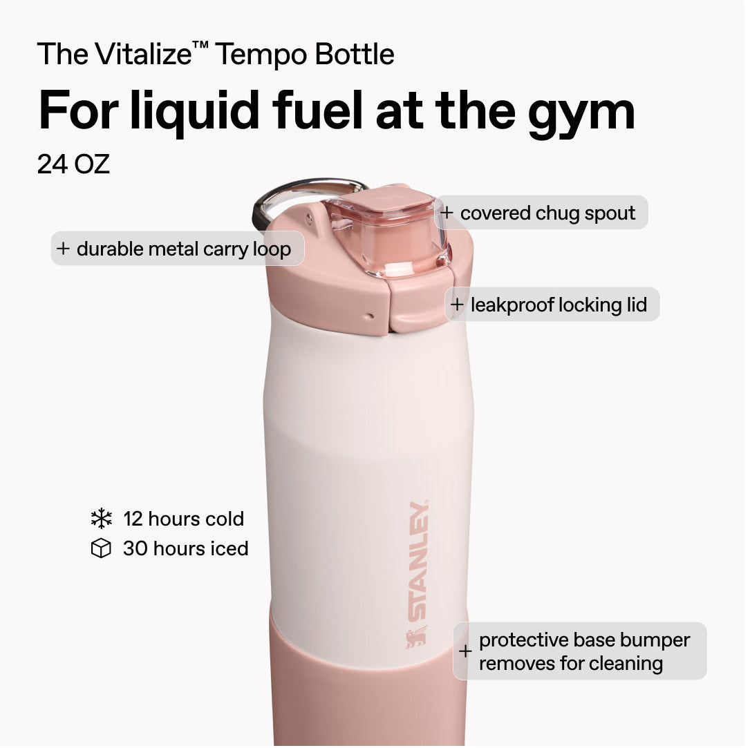 Stanley 1913 The Vitalize™ Tempo Bottle 24 OZ in Rose Quartz | View 3