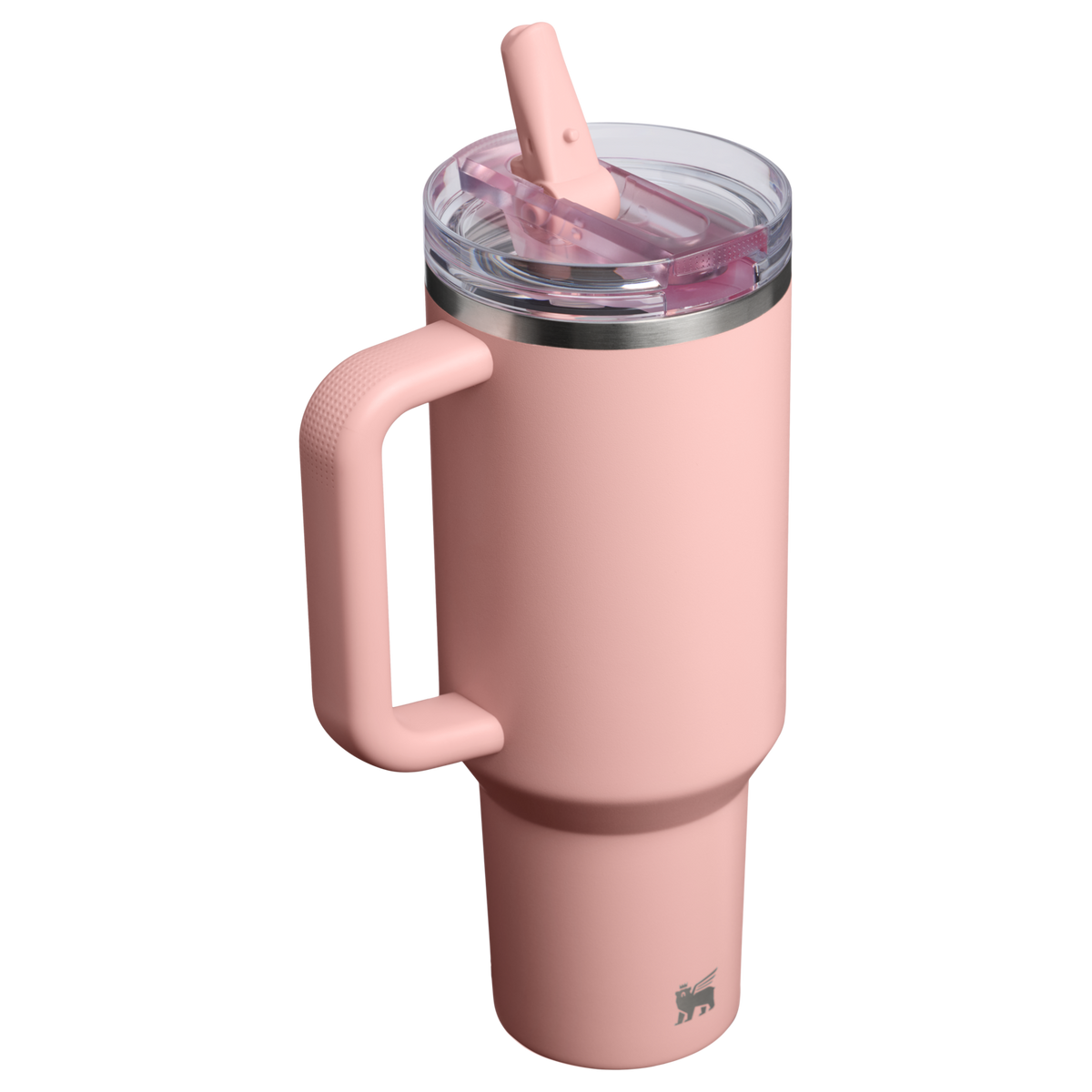 Stanley 1913 The Quencher ProTour Flip Straw Tumbler 40 OZ in Peach Rose | Back View