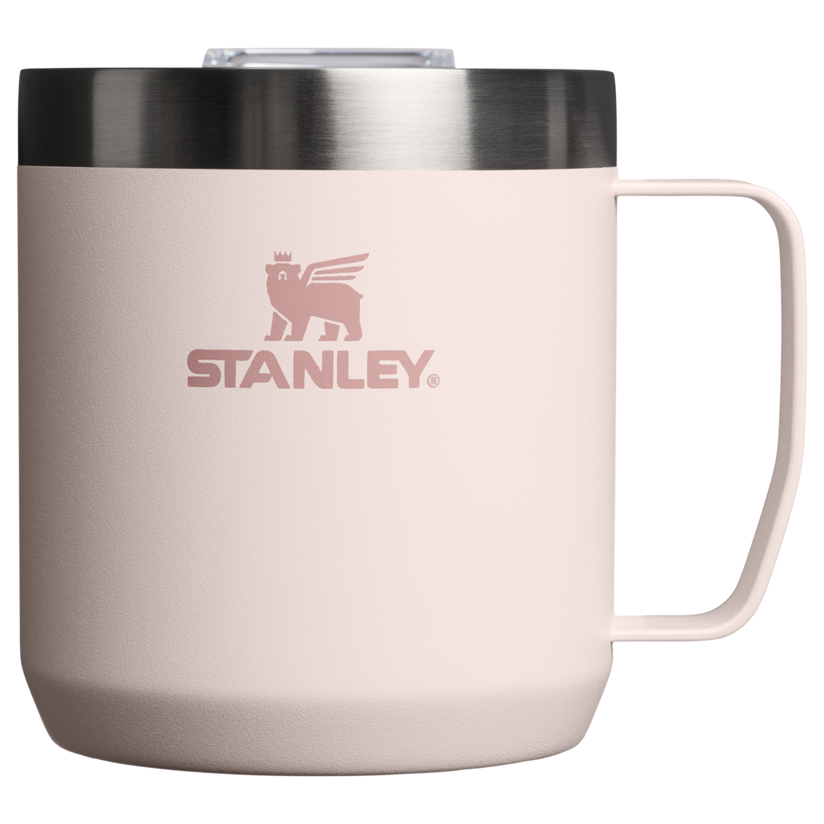 Stanley 1913 Classic Legendary Camp Mug 12 OZ in Rose Quartz | Front View
