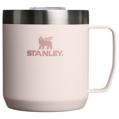 Stanley 1913 Classic Legendary Camp Mug 12 OZ in Rose Quartz | Front View