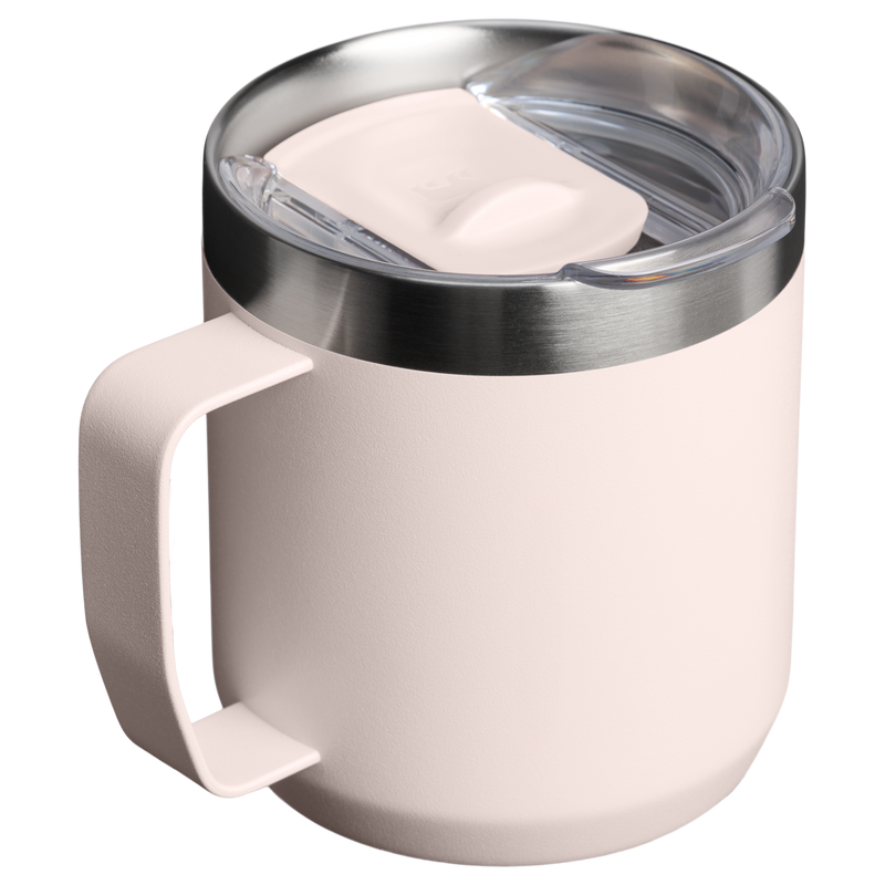Stanley 1913 Classic Legendary Camp Mug 12 OZ in Rose Quartz | Back View