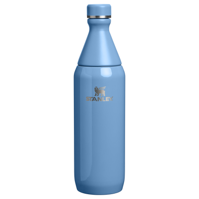 Stanley 1913 The All Day Slim Bottle 20 OZ in Blue Sky Gloss | Front View