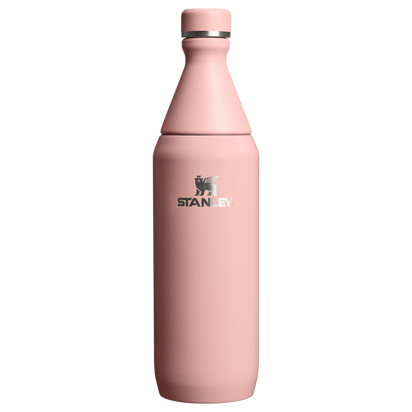 Stanley 1913 The All Day Slim Bottle 20 OZ in Peach Rose Gloss | Front View