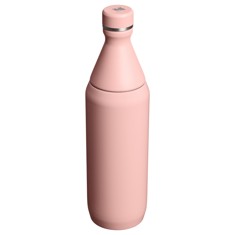 Stanley 1913 The All Day Slim Bottle 20 OZ in Peach Rose Gloss | Back View