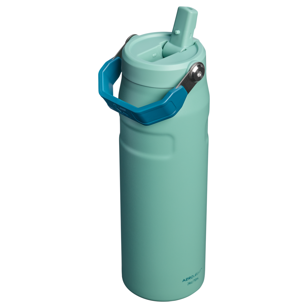 Stanley 1913 The IceFlow™ Bottle with Flip Straw Lid 24 OZ in Spring Green | Back View