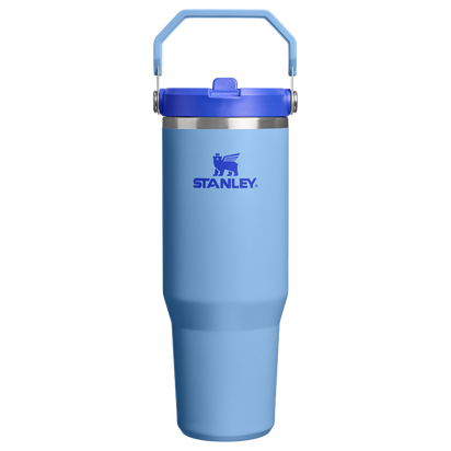Stanley 1913 The IceFlow™ Flip Straw Tumbler 2.0 30 OZ in Blue Sky | Front View