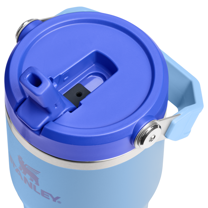 Stanley 1913 The IceFlow™ Flip Straw Tumbler 2.0 20 OZ in Blue Sky | Lid Detailed View
