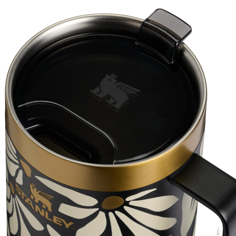 Stanley 1913 Everyday Suburban Mug 24 OZ Wild Blooms in Wild Blooms | Lid Detailed View