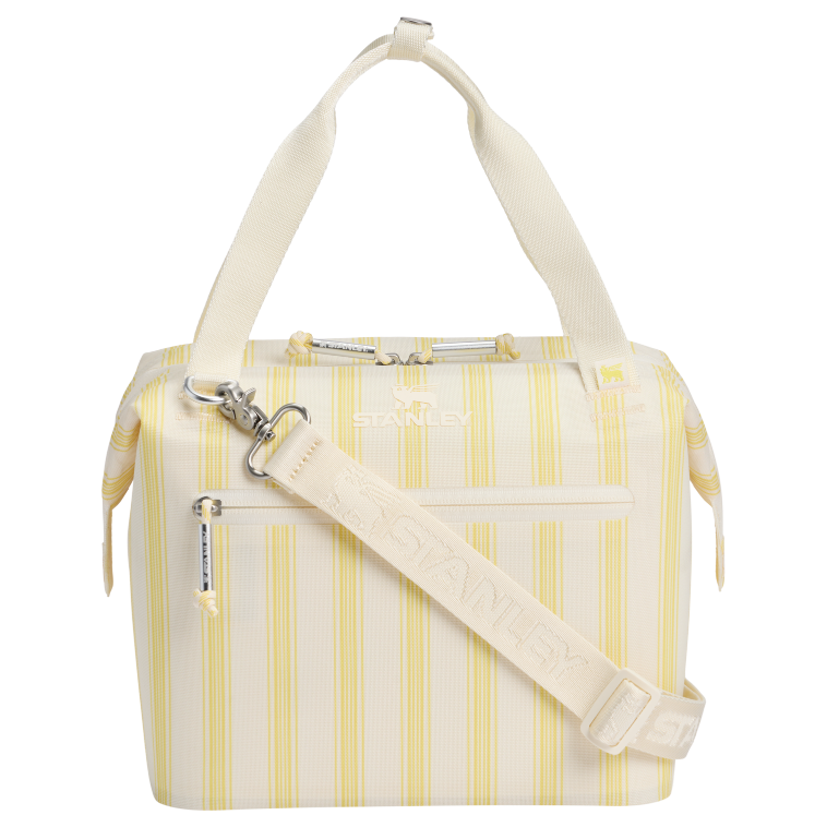 Stanley 1913 All Day Julienne Mini Cooler 7.4 QT Picnic Collection in Cream Picnic Stripe | View 1