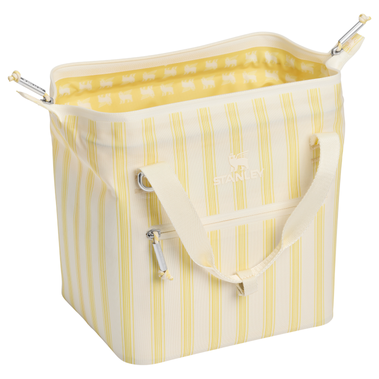 Stanley 1913 All Day Julienne Mini Cooler 7.4 QT Picnic Collection in Cream Picnic Stripe | View 3
