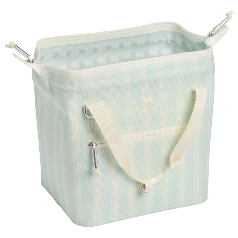 Stanley 1913 All Day Julienne Mini Cooler 7.4 QT Picnic Collection in Mist Picnic Stripe | View 3