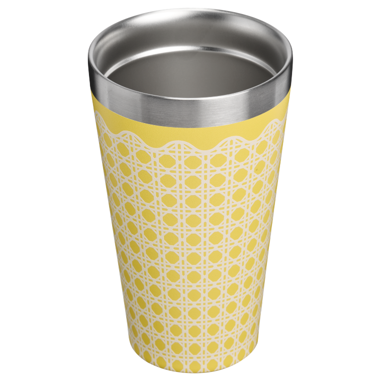 Stanley 1913 Stacking Pint 16 OZ Picnic Collection in Daffodil Ratan | View 2