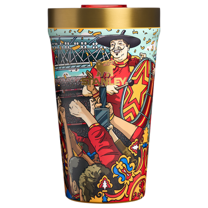 Stanley 1913 The Everyday Tumbler 16 OZ Fútbol Artist Collection España in Spain | Front View