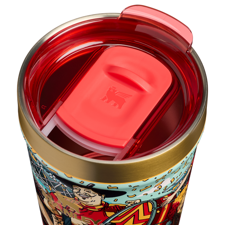 Stanley 1913 The Everyday Tumbler 16 OZ Fútbol Artist Collection España in Spain | Lid Detailed View