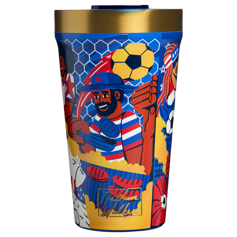 Stanley 1913 The Everyday Tumbler 16 OZ Fútbol Artist Collection USA in USA | Back View