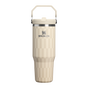 Swatch for Stanley 1913 The IceFlow™ Flip Straw   Tumbler | 30 oz High Summer in Antique White Tile | Front View
