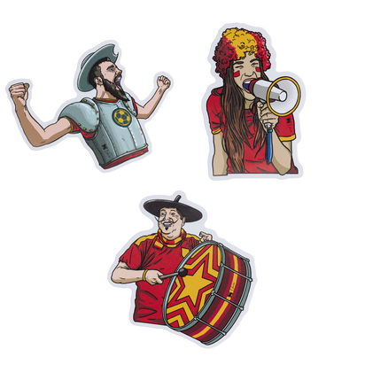 Stanley 1913 Stanley 1913 x Spain Country Collection Sticker Pack in Team Red Dark Blue