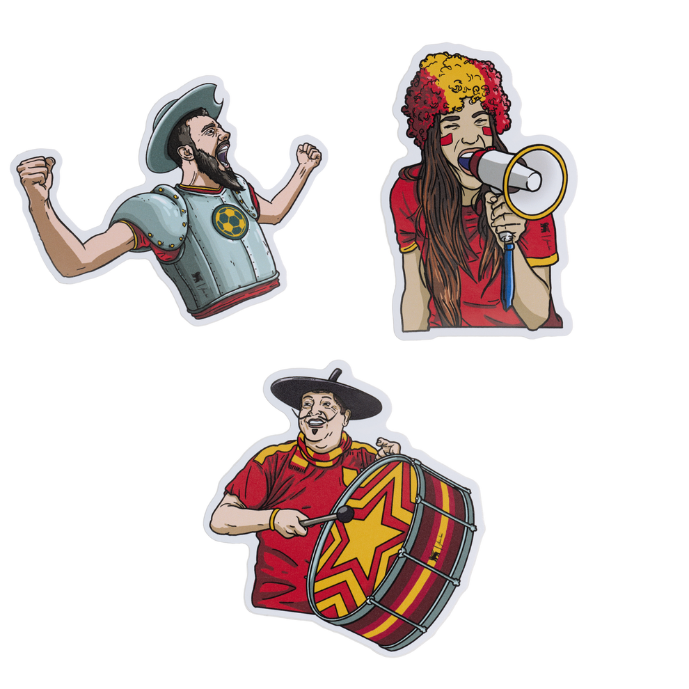Stanley 1913 Stanley 1913 x Spain Country Collection Sticker Pack in Team Red Dark Blue