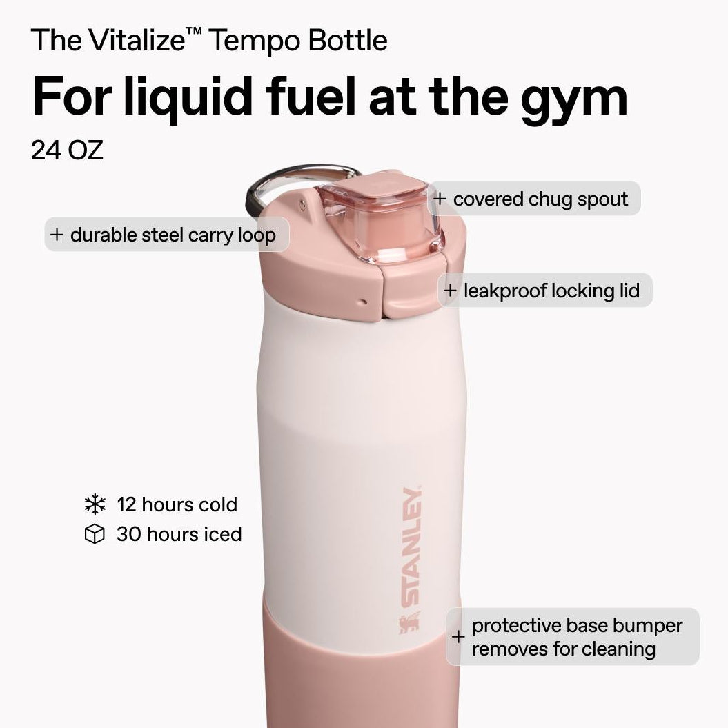 Stanley 1913 The Vitalize™ Tempo Bottle 24 OZ in Rose Quartz | View 3