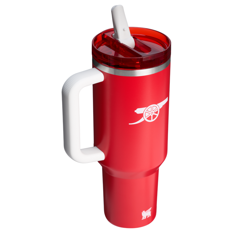 Stanley 1913 Stanley 1913 x Arsenal Quencher® ProTour Flip Straw Tumbler 40 OZ in Arsenal Red | Back View