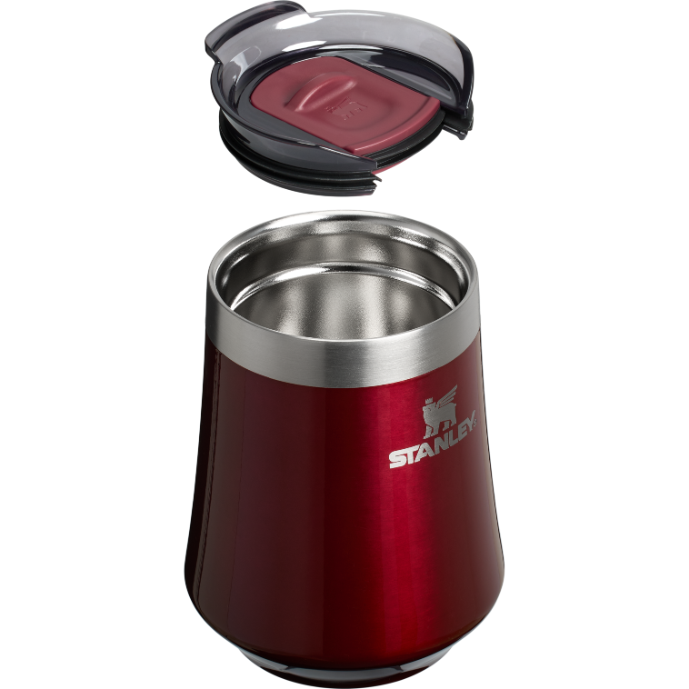 Stanley 1913 The Reserve Wine Tumbler Gift Set 11 OZ (2-pack) in Garnet Shine | Cross Section View