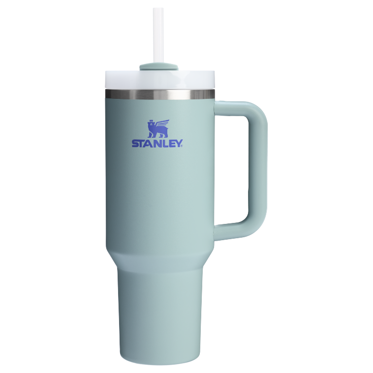 Stanley 1913 The Quencher H2.0 FlowState™ Tumbler 40 OZ in Blue Cactus