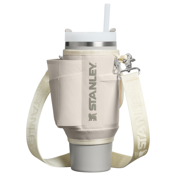 Stanley 1913 The All Day 30 OZ Quencher Carry-All in Cream | Front View