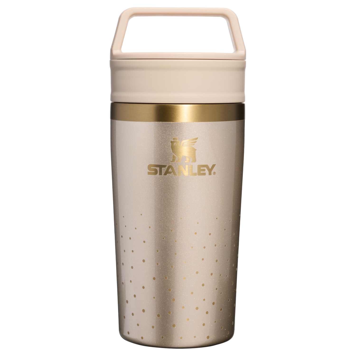 Stanley 1913 Cheers & Cheer The Café-To-Go Mug 12 OZ in Prosecco Shimmer | Front View