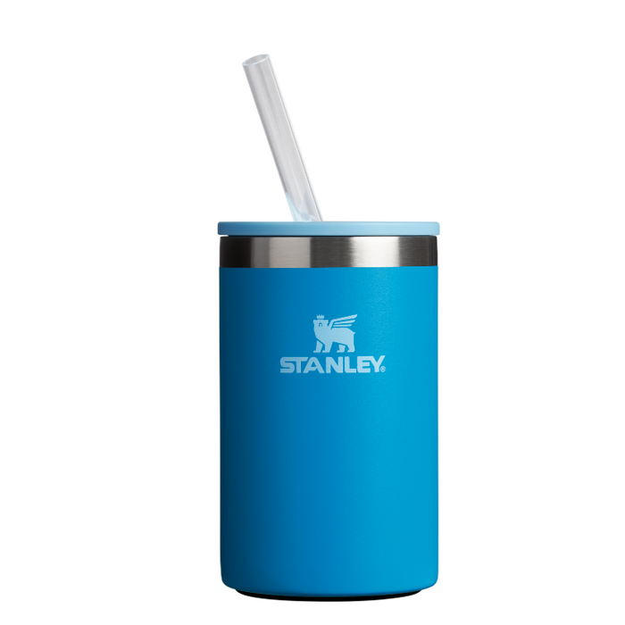 Can Cooler - Azure - 10oz - Front - Stanley