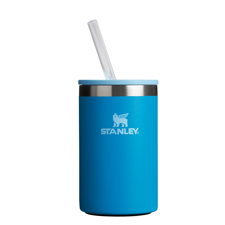 Can Cooler - Azure - 10oz - Front - Stanley