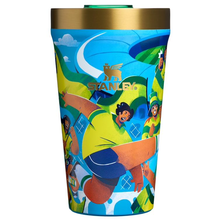 Stanley 1913 The Everyday Tumbler 16 OZ Fútbol Artist Collection Brazil in Brazil