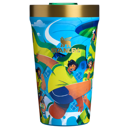 Stanley 1913 The Everyday Tumbler 16 OZ Fútbol Artist Collection Brazil in Brazil | Front View