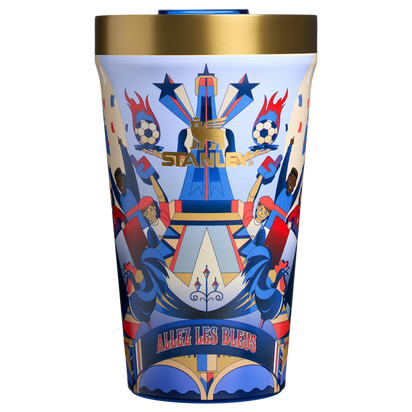 Stanley 1913 The Everyday Tumbler 16 OZ Fútbol Artist Collection France in France | Front View