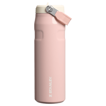 Stanley 1913 The IceFlow™ Bottle with Flip Straw Lid 24 OZ Oasis Collection in Peach Whip Gloss | Front View