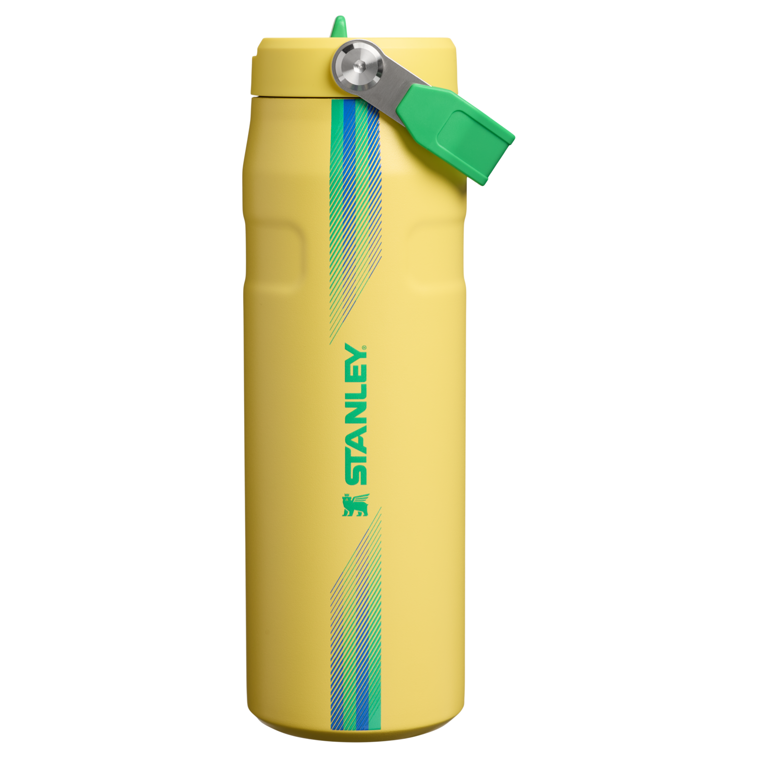Stanley 1913 Country Collection IceFlow™ Aerolight Flip Straw Bottle 24 OZ in Team Yellow Green