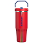 Swatch for Stanley 1913 Country Collection IceFlow™ Tumbler 30 OZ in Team Red Dark Blue