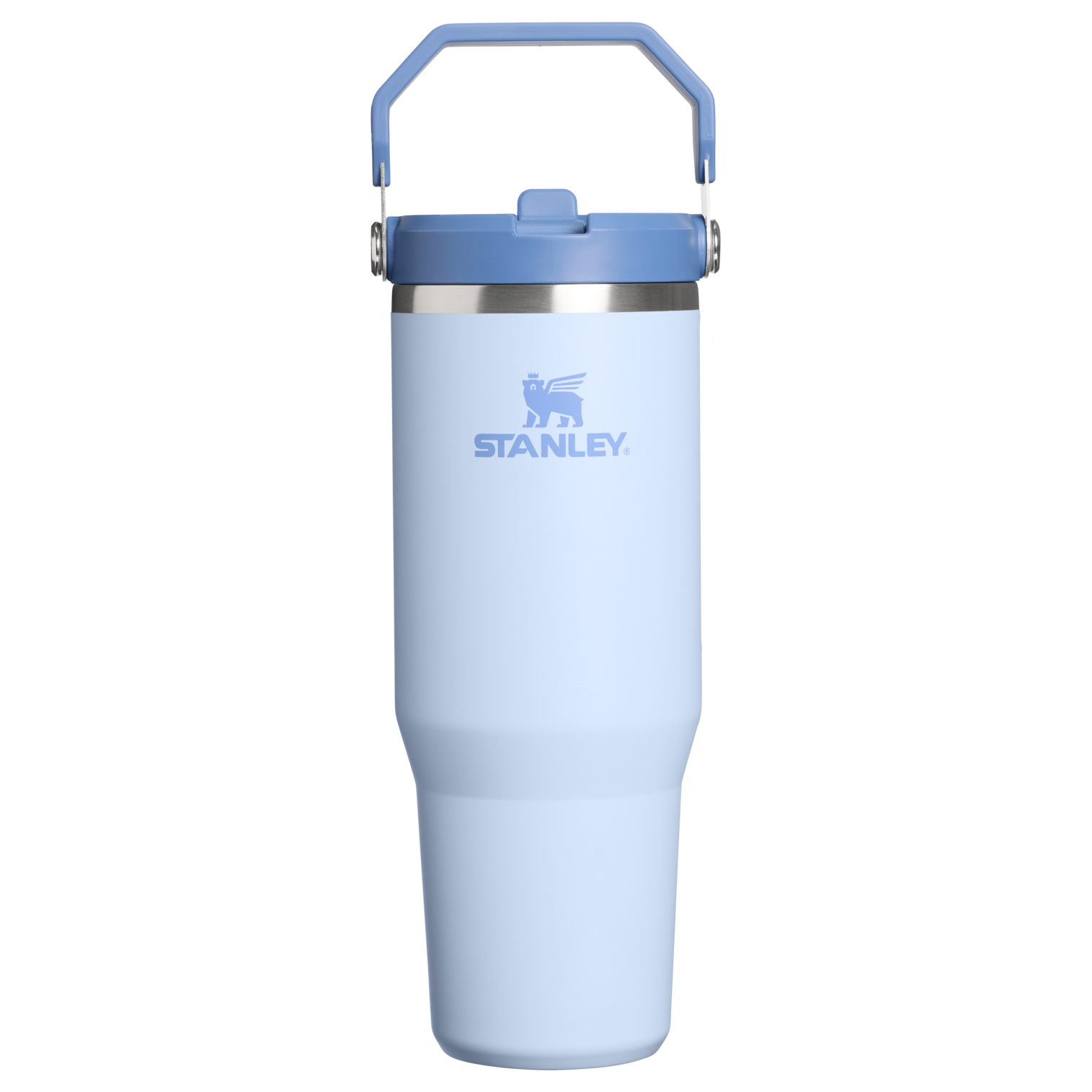 Stanley 1913 IceFlow Flip Straw Tumbler Sundown Collection 30 oz in Light Denim Western | Front View