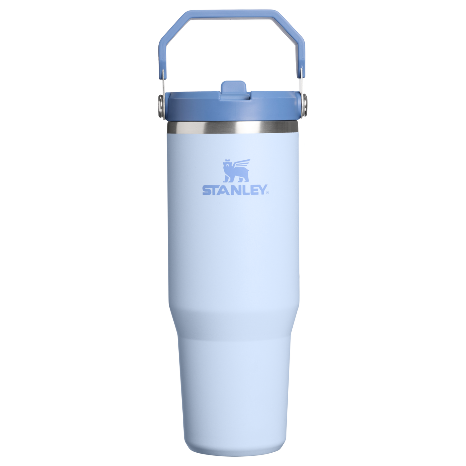 Stanley 1913 IceFlow Flip Straw Tumbler Sundown Collection 30 oz in Light Denim Western | Front View