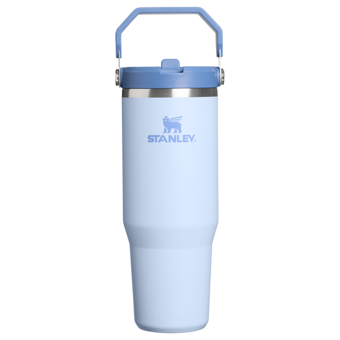 Stanley 1913 IceFlow Flip Straw Tumbler Sundown Collection 30 oz in Light Denim Western | Front View