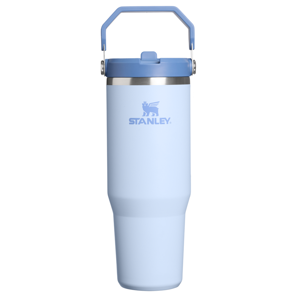 Stanley 1913 IceFlow Flip Straw Tumbler Sundown Collection 30 oz in Light Denim Western | Front View